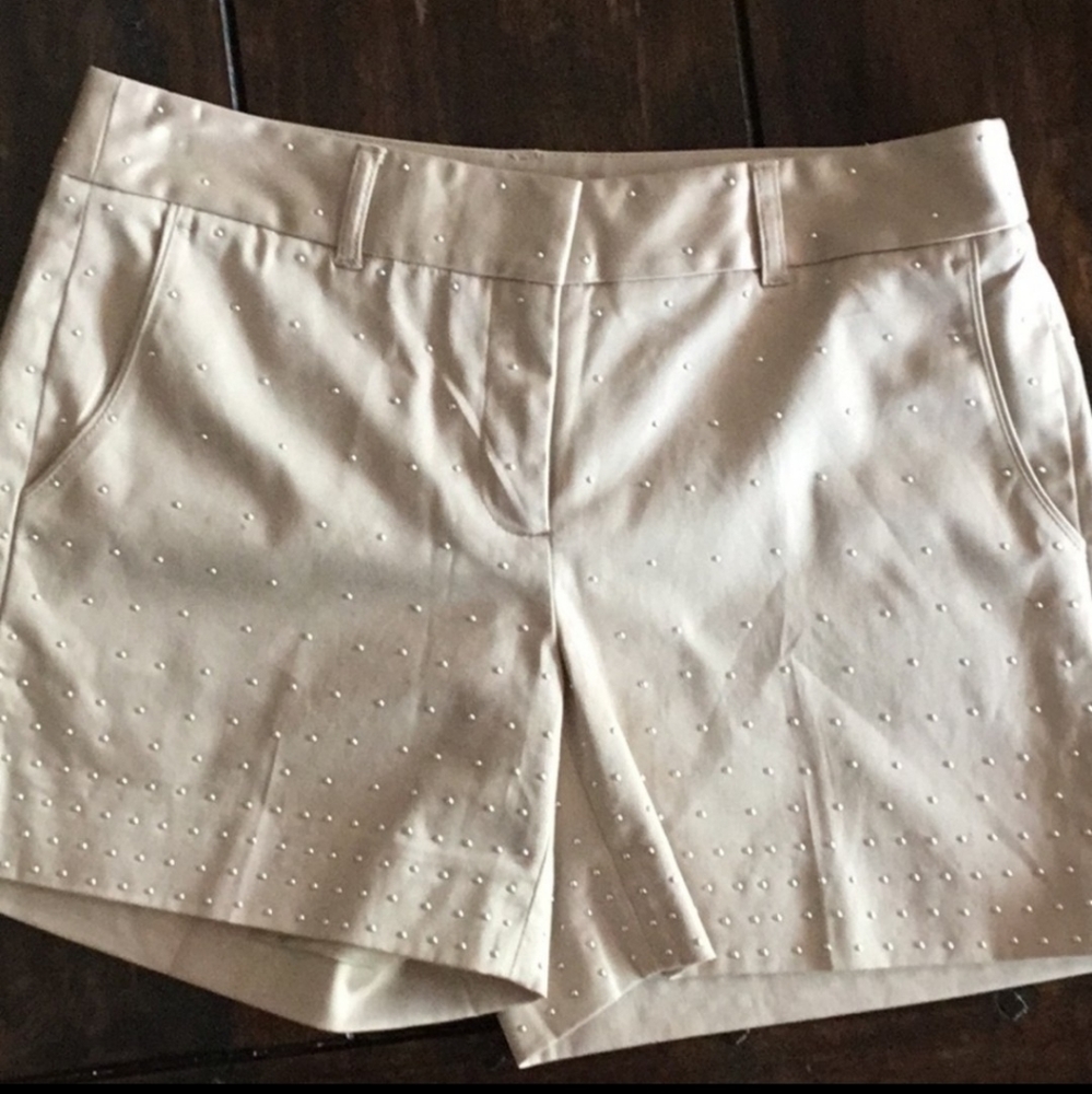 White House Black Market Tan Shorts